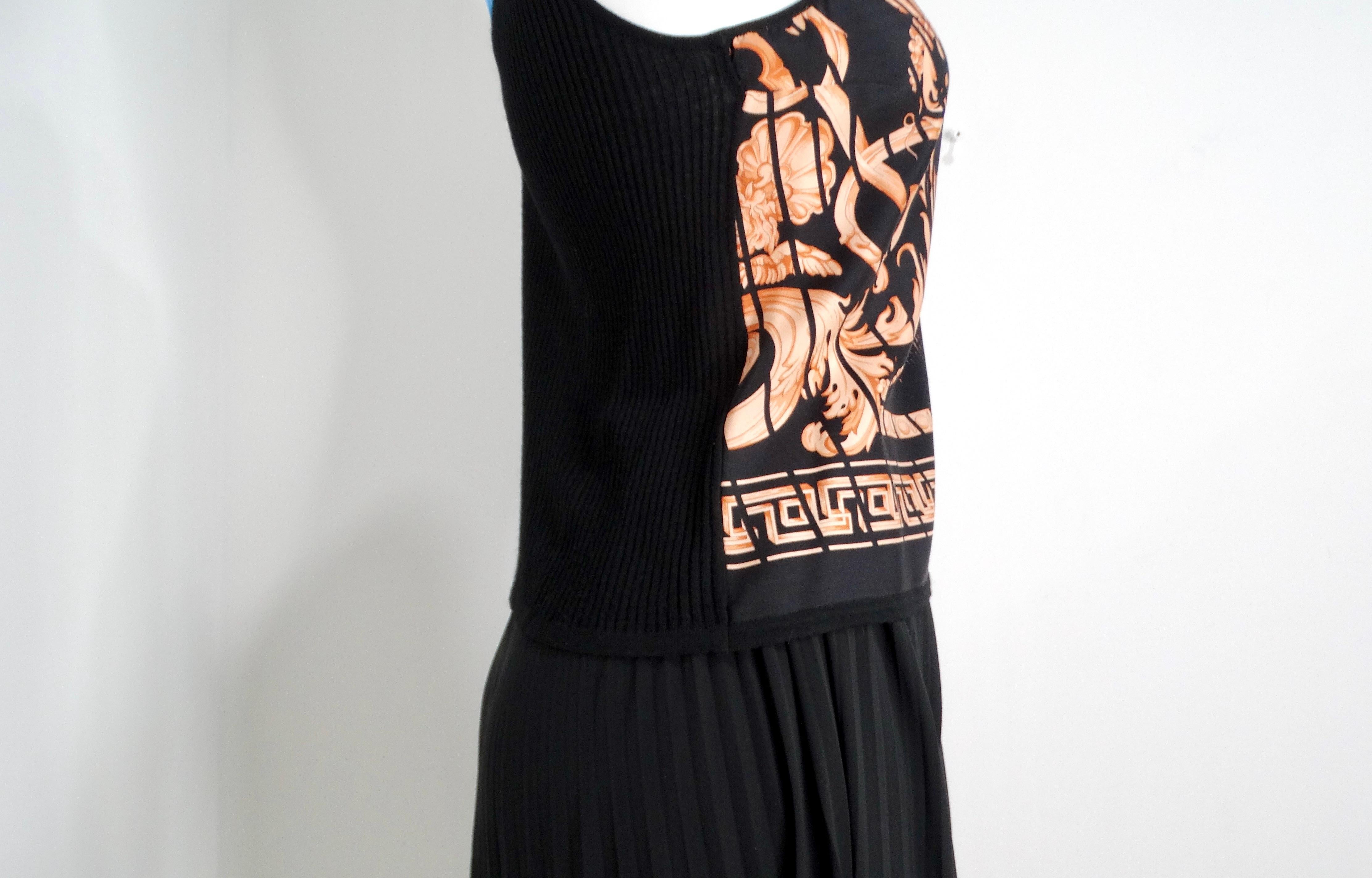 1990s Gianni Versace Couture 3-Piece Skirt, Top & Cardigan Set For Sale 6