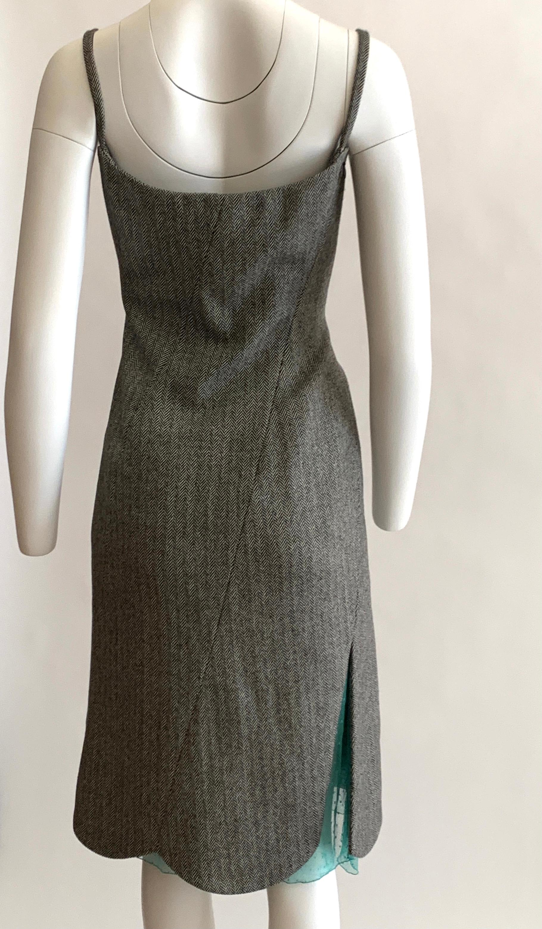 versace tweed dress