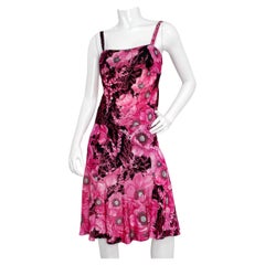 1990s Gianni Versace Couture Floral Print Top & Skirt Set