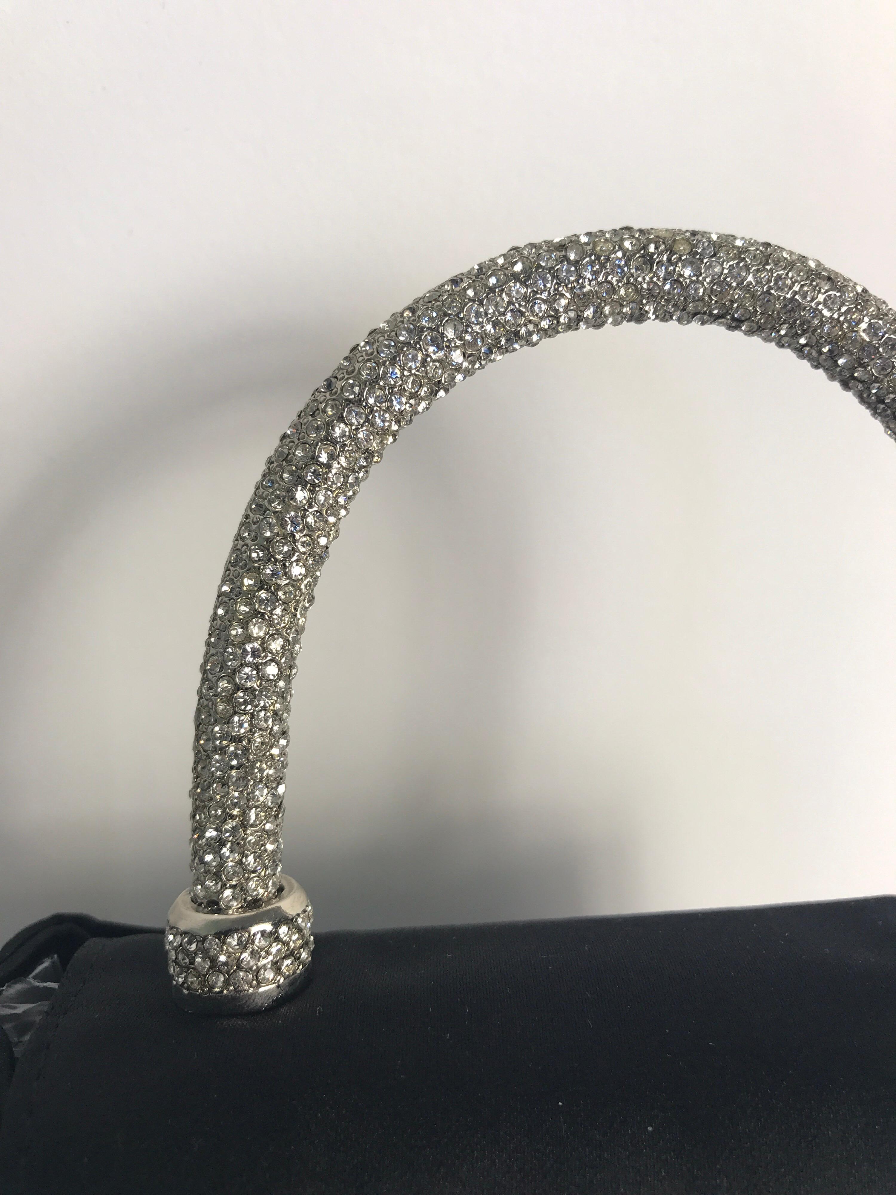 Gianni Versace Couture - Mini sac de soirée avec poignée en cristal, années 1990 Bon état - En vente à Austin, TX