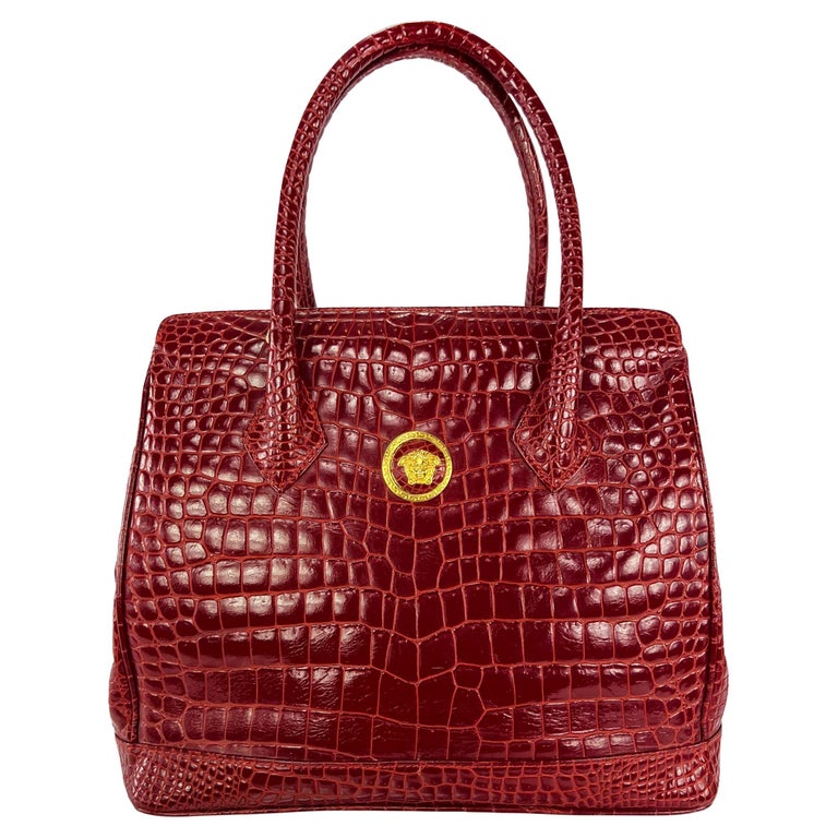 Gianni Versace Couture Grand sac fourre-tout Medusa en cuir