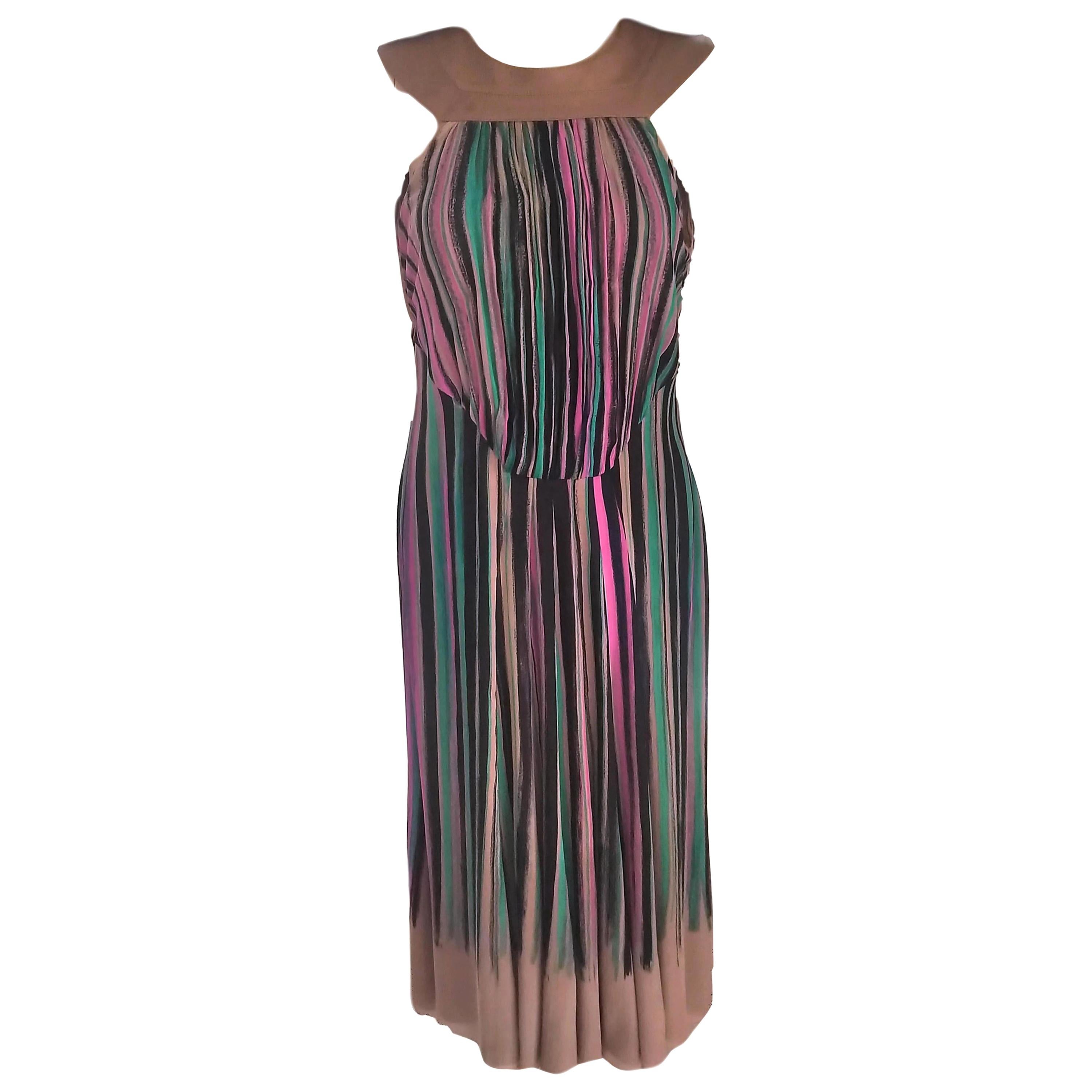 MET Museum Retrospective S/S 1994 Gianni Versace Couture Plaid Pinafore