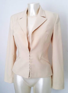 1990s Gianni Versace cream jacket