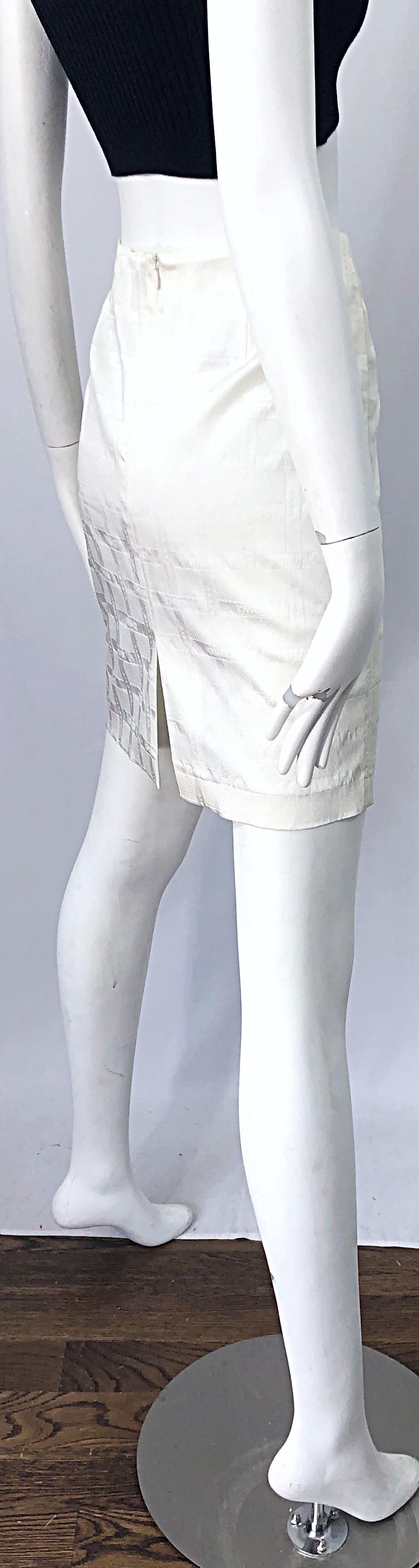 versace white skirt