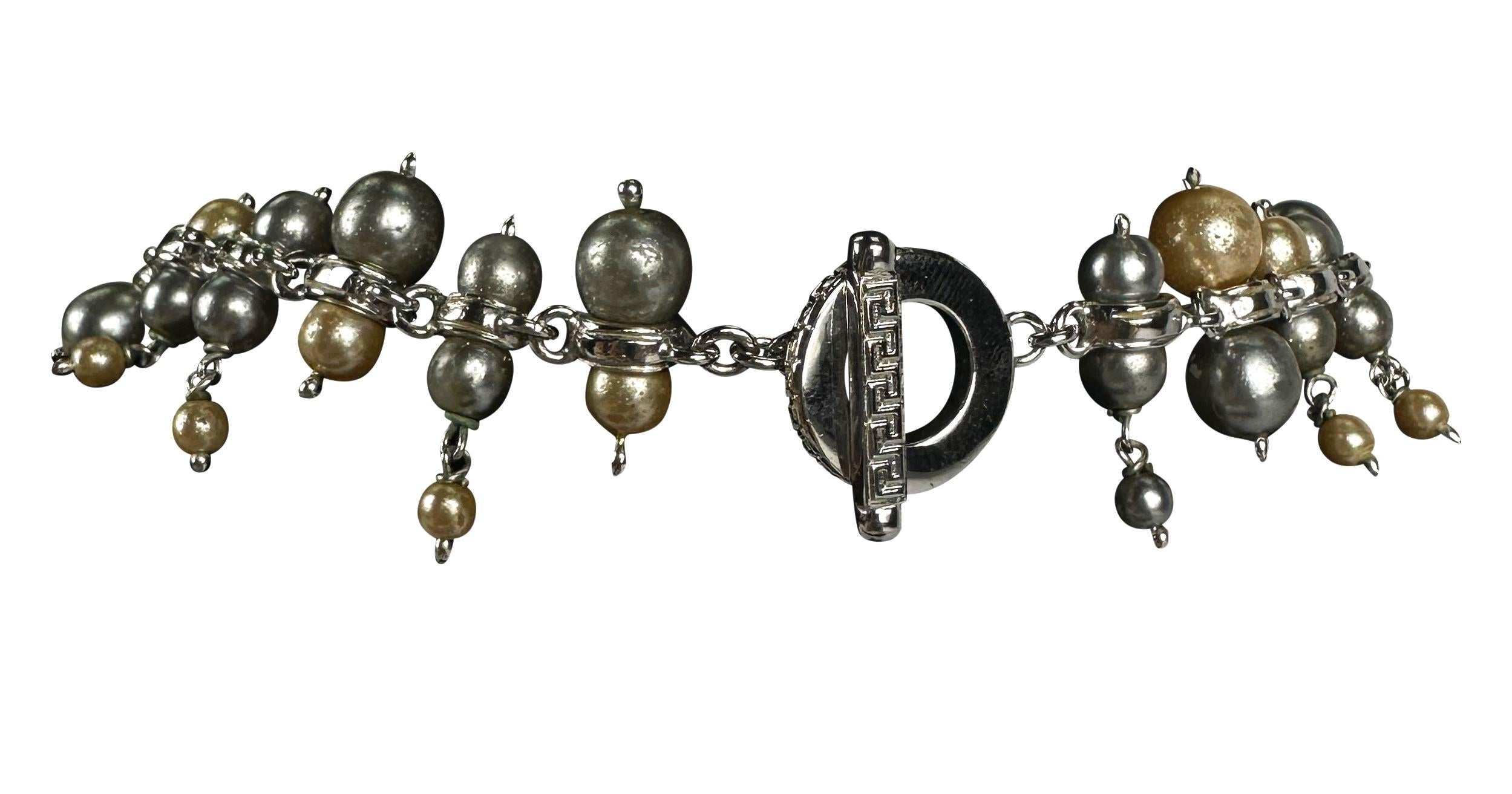 versace pearl necklace