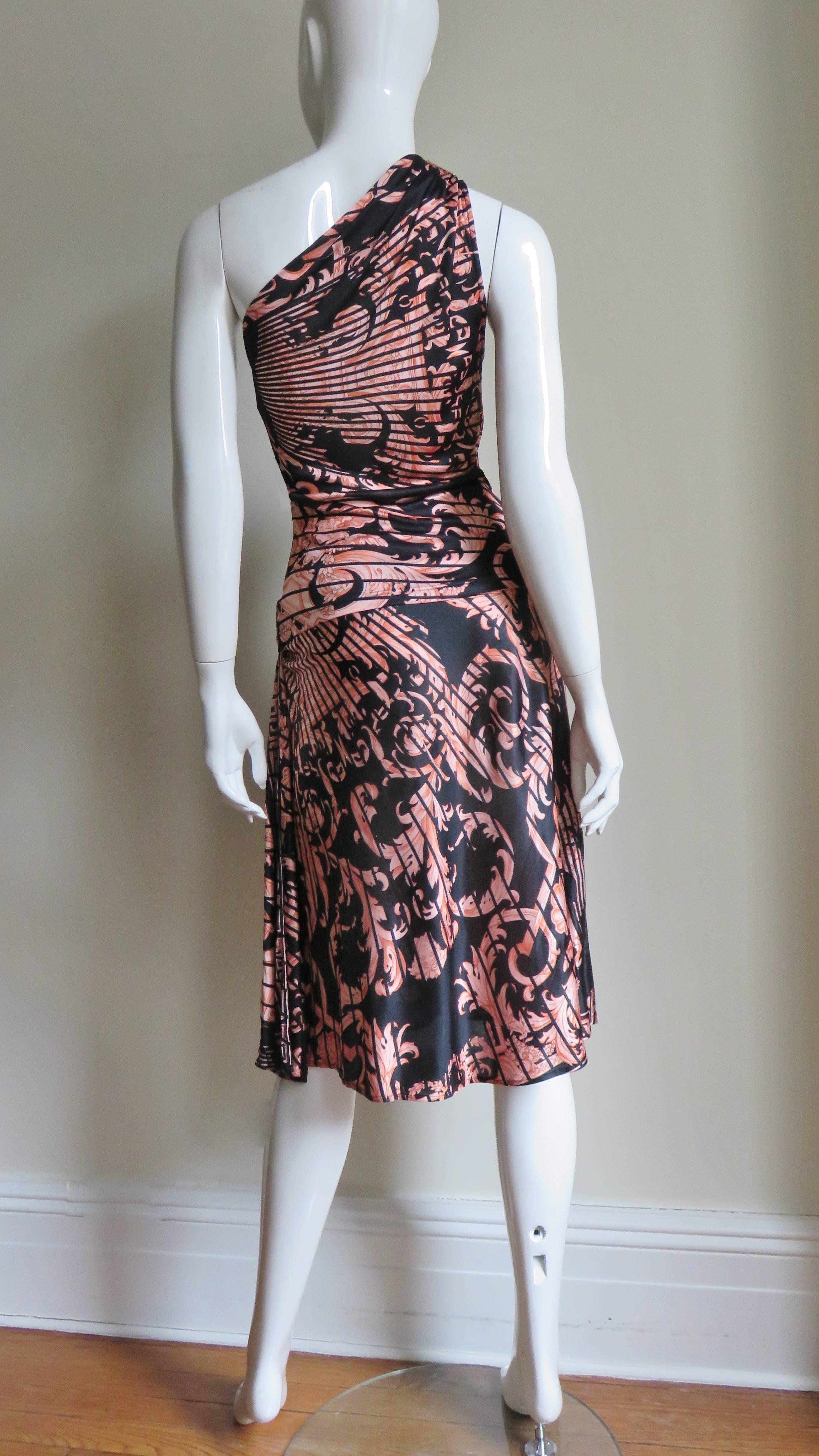 Gianni Versace Silk Skirt and Top Set with Hardware For Sale at 1stDibs ...