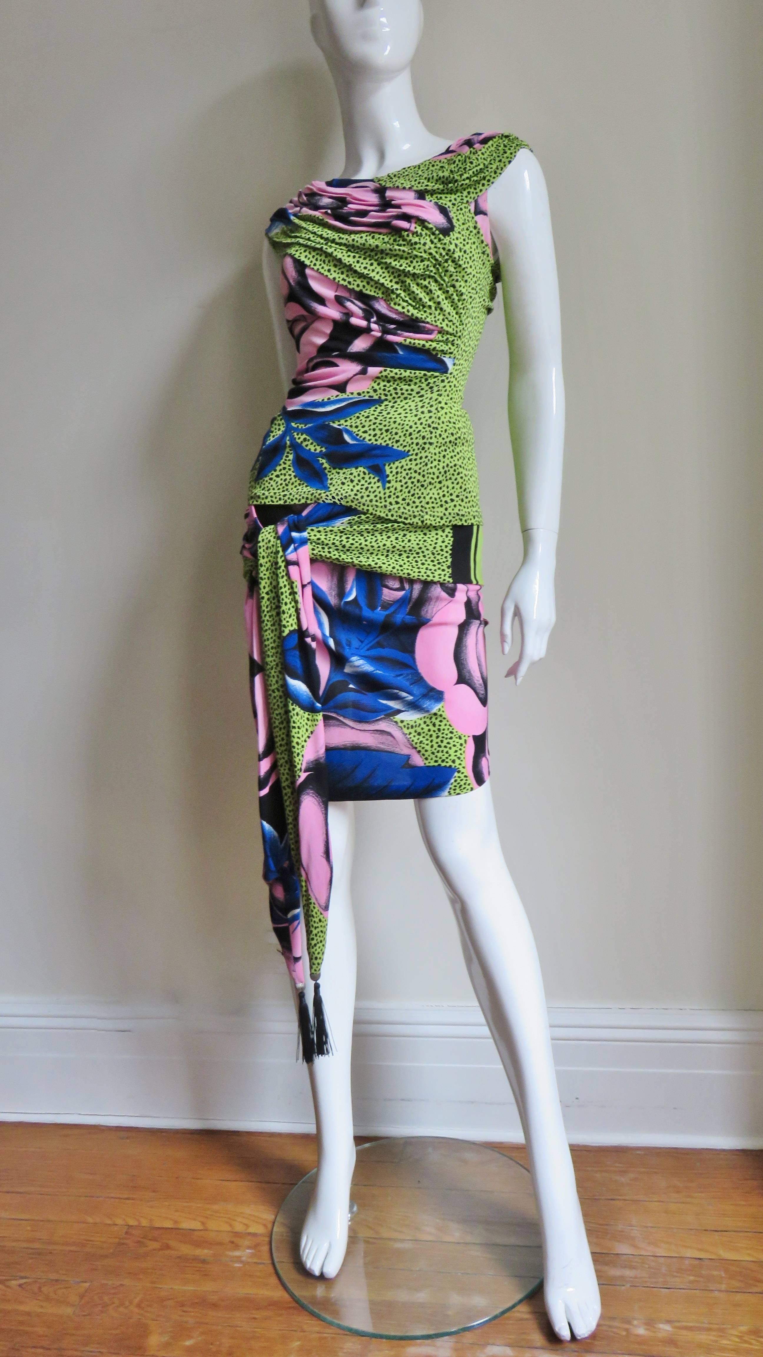  Gianni Versace Skirt and Top Set 1990s 1