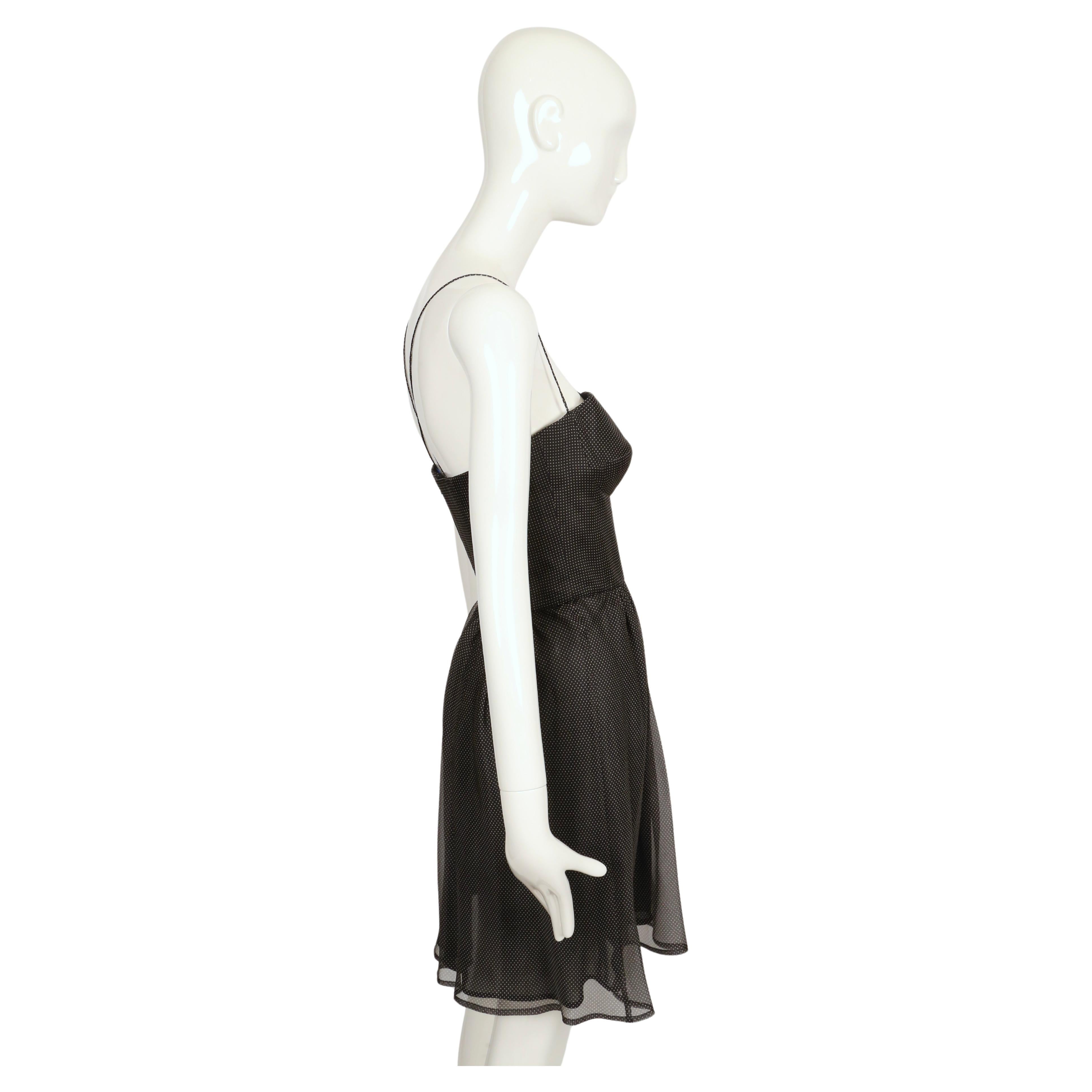 Abito bustier in seta nera GIORGIO ARMANI del 1990 in vendita 1