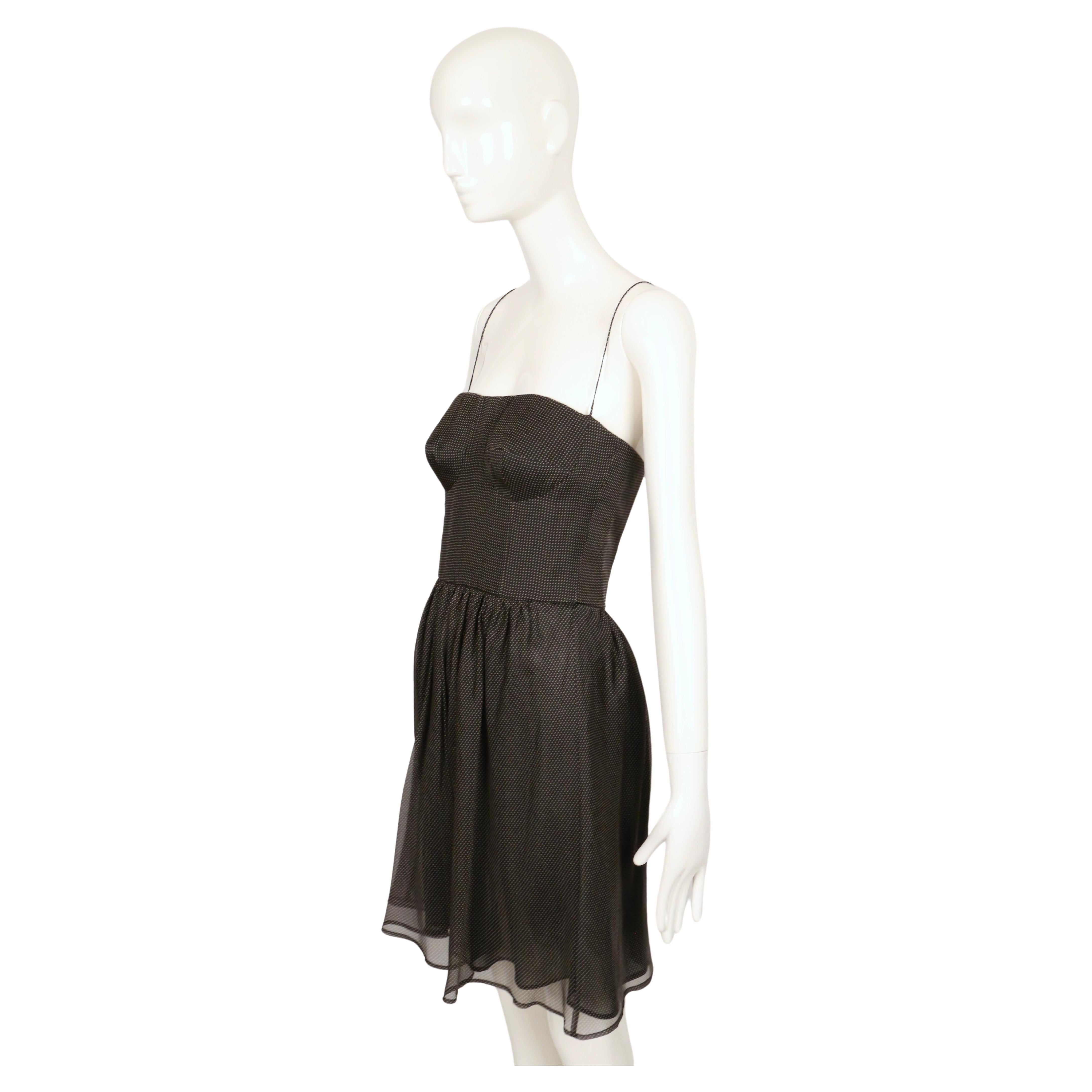 Abito bustier in seta nera GIORGIO ARMANI del 1990 in vendita 4