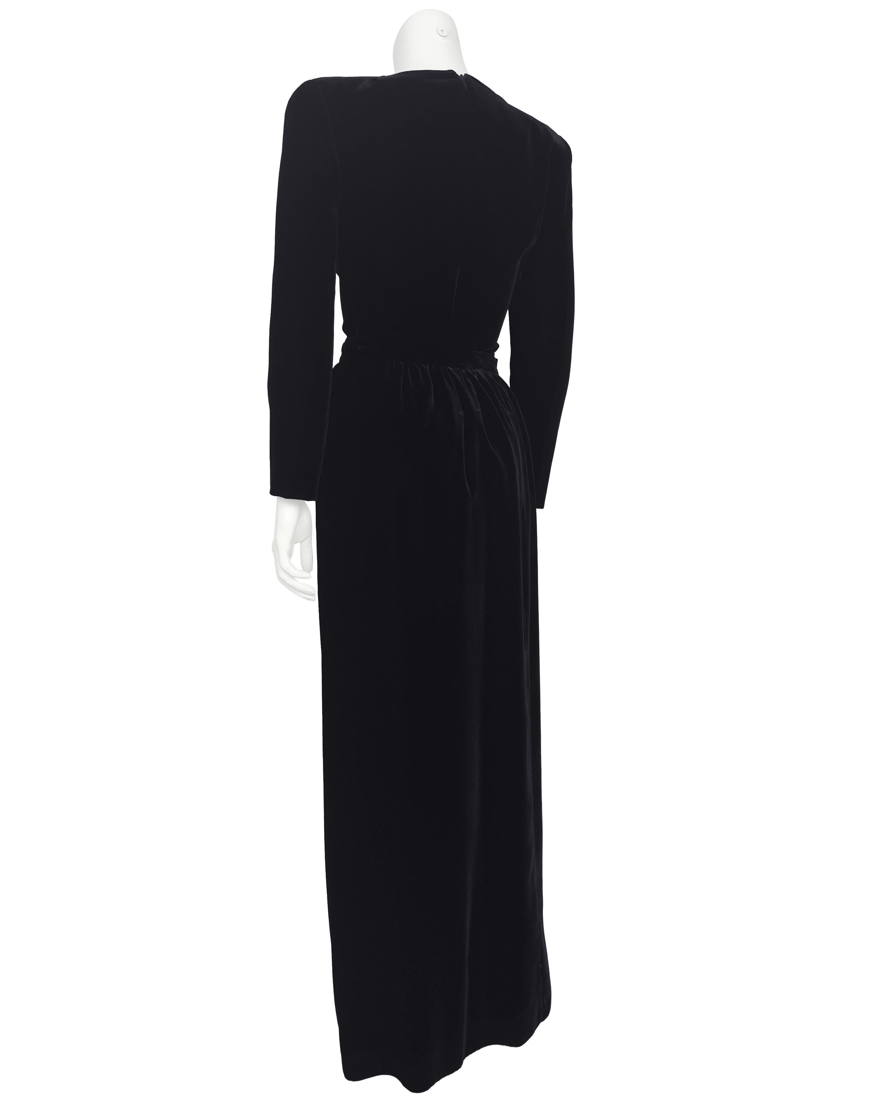 Conjunto de falda y body de terciopelo negro y transparencias Giorgio Armani, años 90 Negro en venta