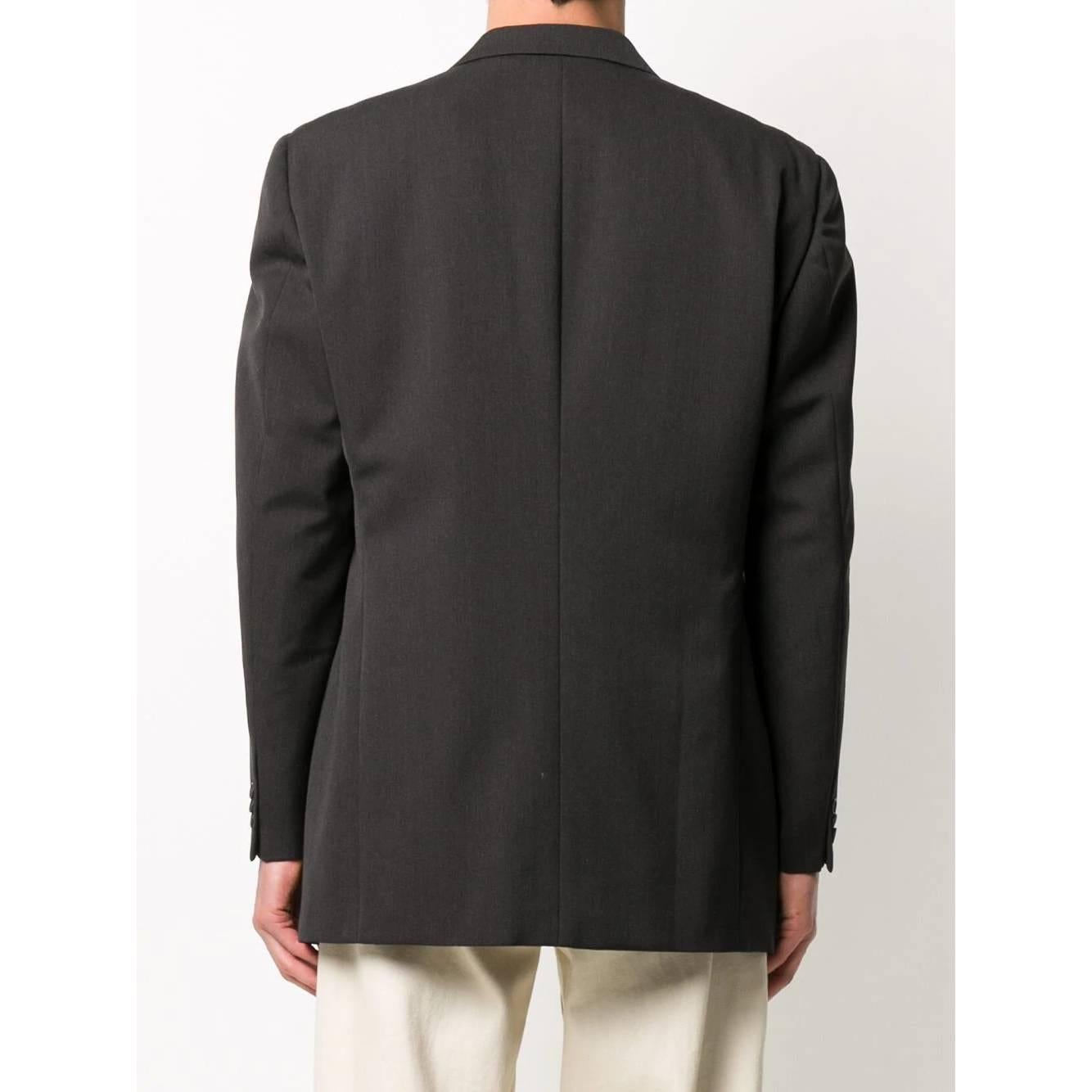 1990s Giorgio Armani Black Wool Jacket In Excellent Condition In Lugo (RA), IT