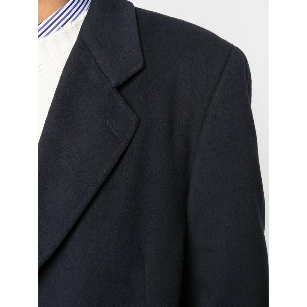 Men's 1990s Giorgio Armani Dark Blue Coat