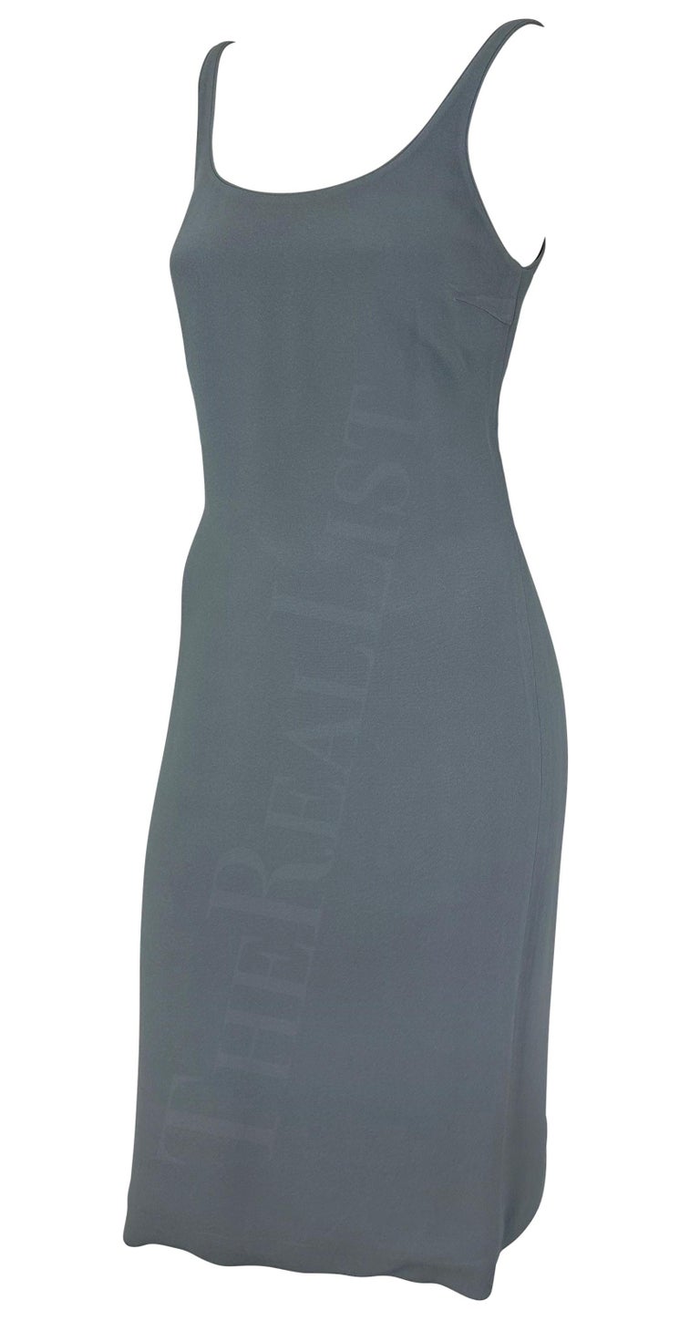 1990s Giorgio Armani Brown Suede Dress