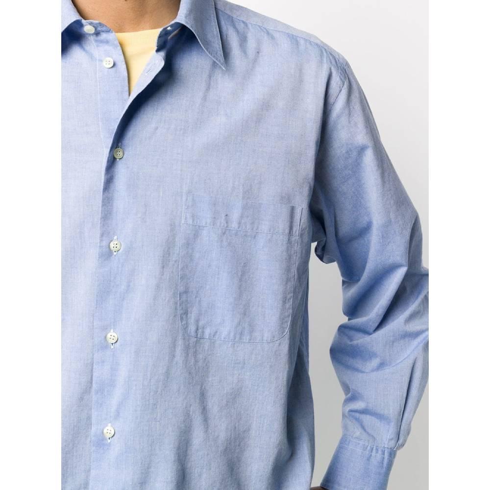 Women's 1990s Giorgio Armani Light Blue Shirt