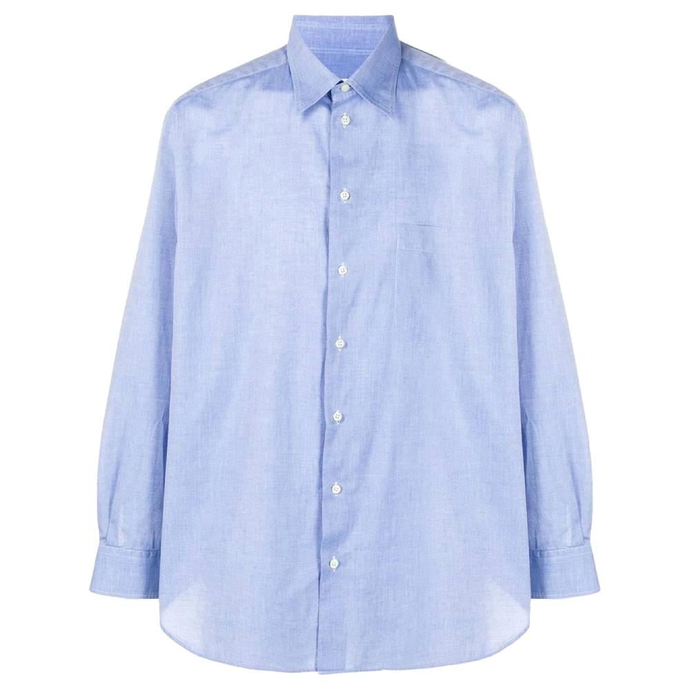 1990s Giorgio Armani Light Blue Shirt