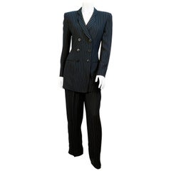 Vintage 1990s Giorgio Armani Pinstripe Suits