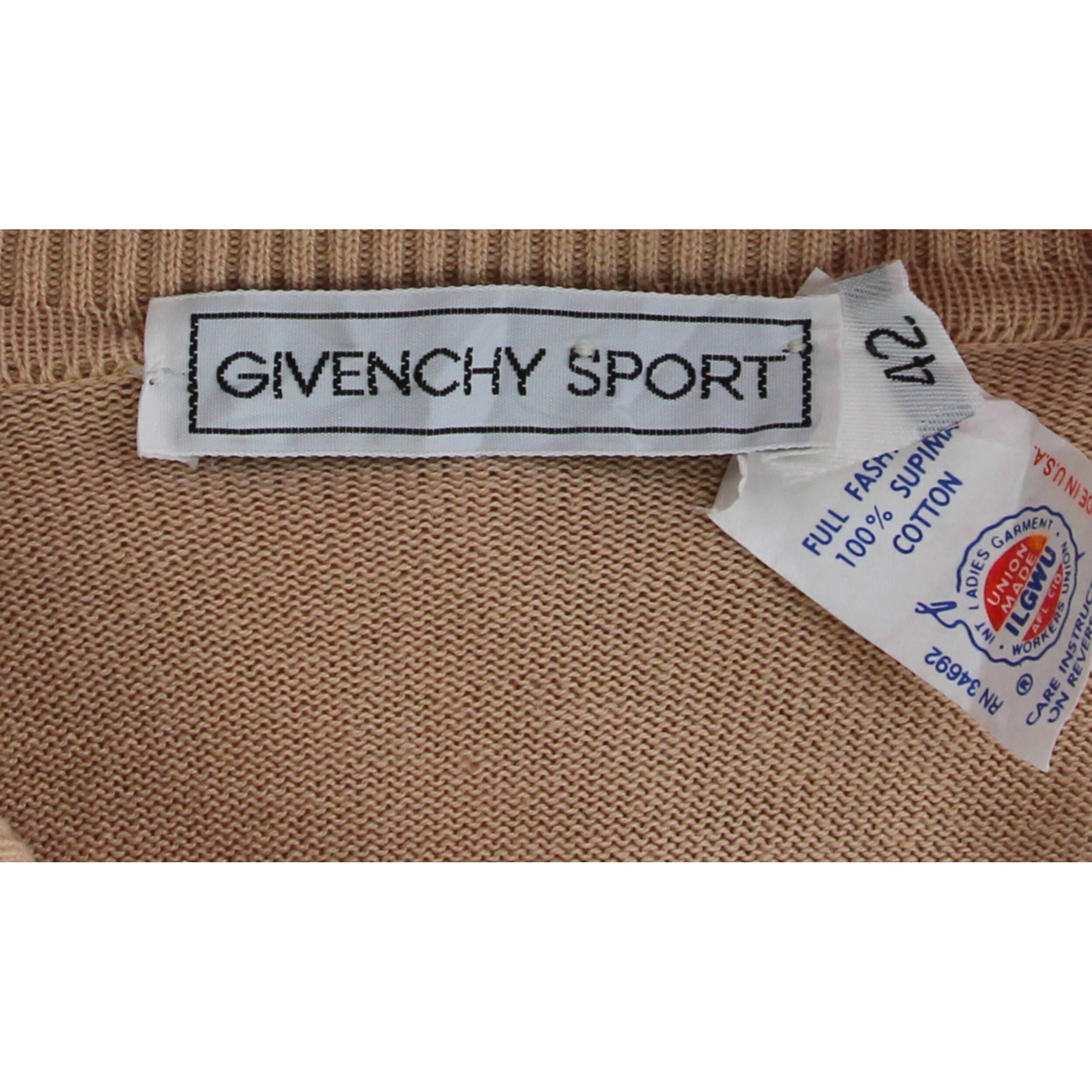 1990s Givenchy Knitted Polo-Shirt In Excellent Condition For Sale In Lugo (RA), IT