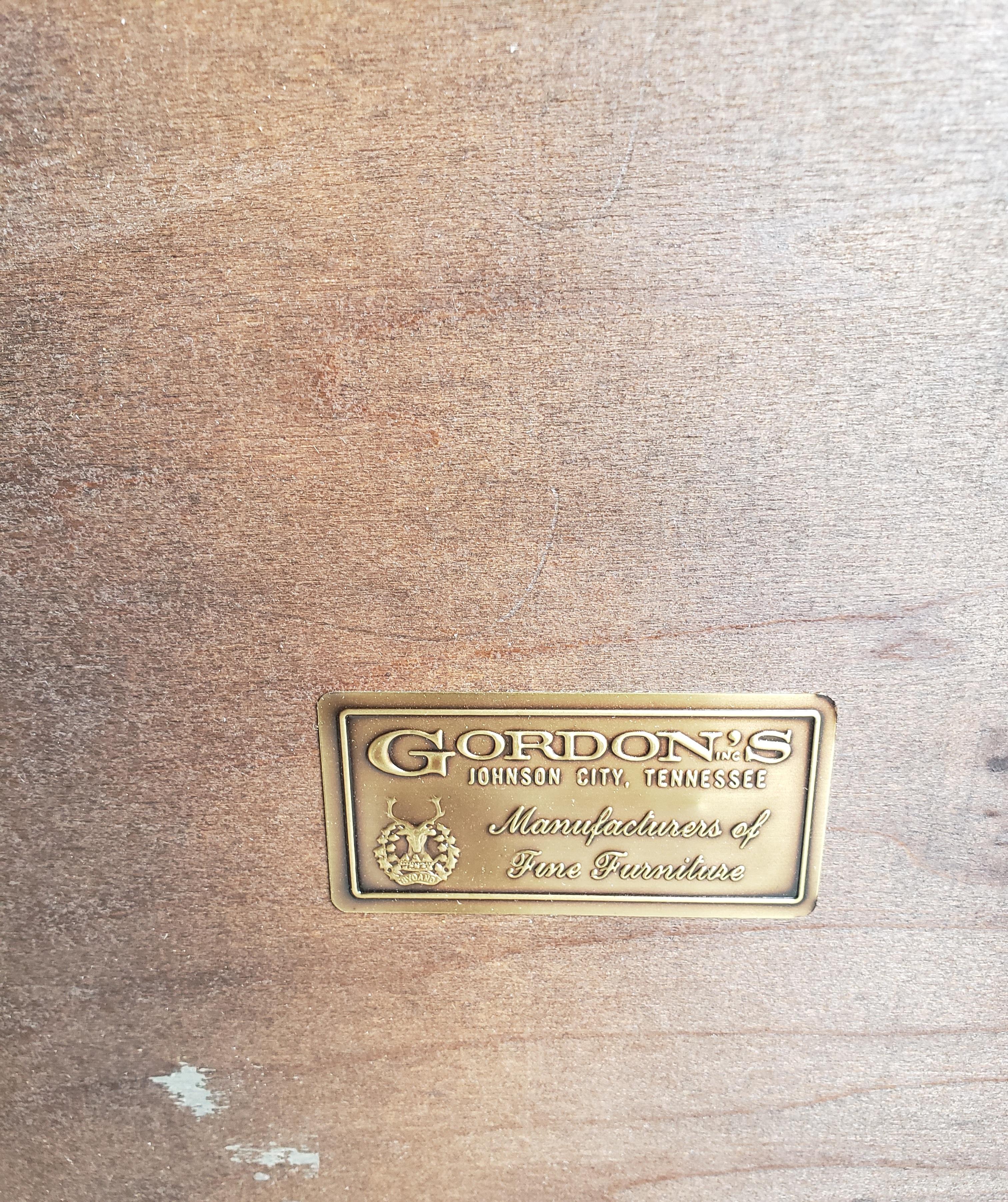 Late 20th Century 1990s Gordons Fine Furniture Asian Design Fruitwood Burl Console Sofa Table For Sale