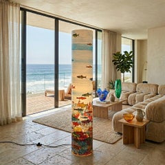 1990s Gorgeous "Aquarium" Floor Lamp by Piero Fornasetti for Antonangeli