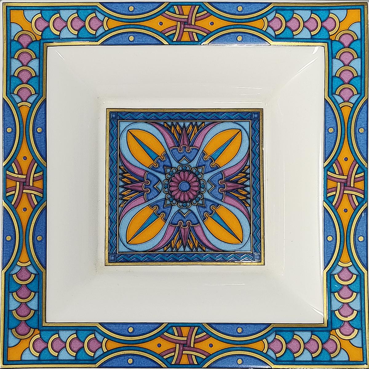 1990er Jahre Wunderschöner Aschenbecher oder Auffangbehälter aus Porzellan von Paloma Picasso für Villeroy im Angebot 1