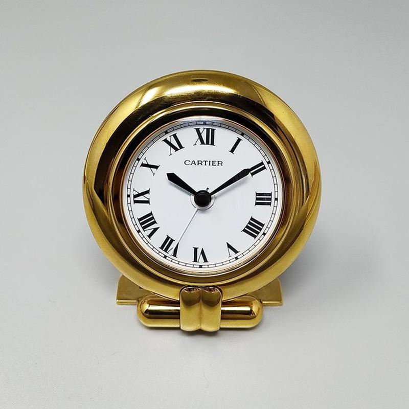 1990s Gorgeous Cartier alarm clock pendulette 