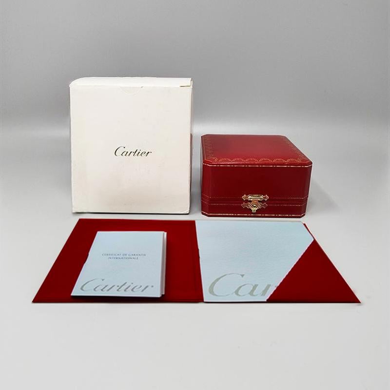 Late 20th Century 1990s Gorgeous Cartier Alarm Clock Colisee. Made in France