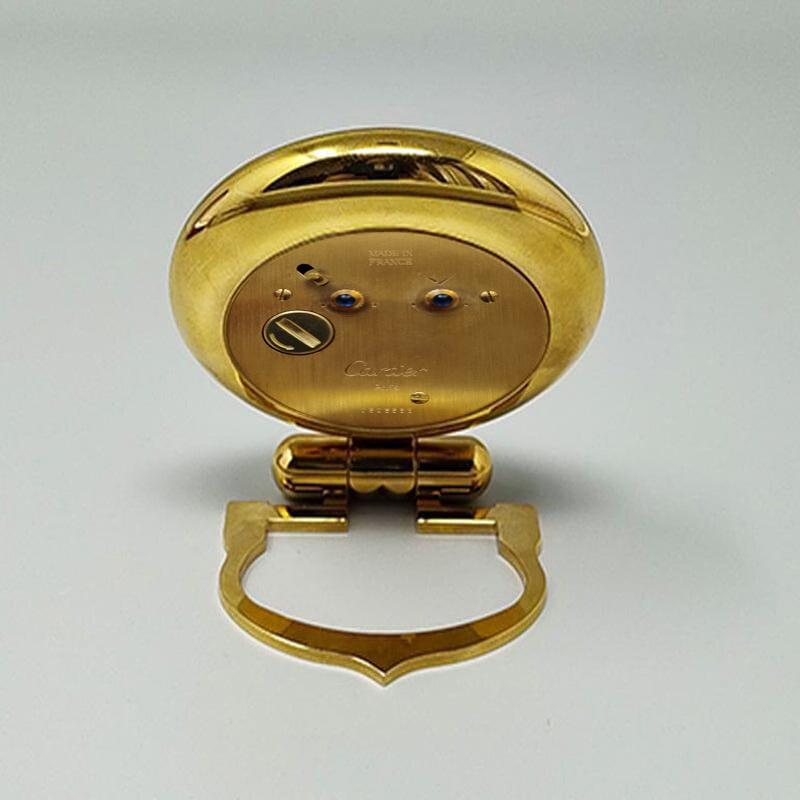 1990s Gorgeous Cartier alarm clock pendulette 