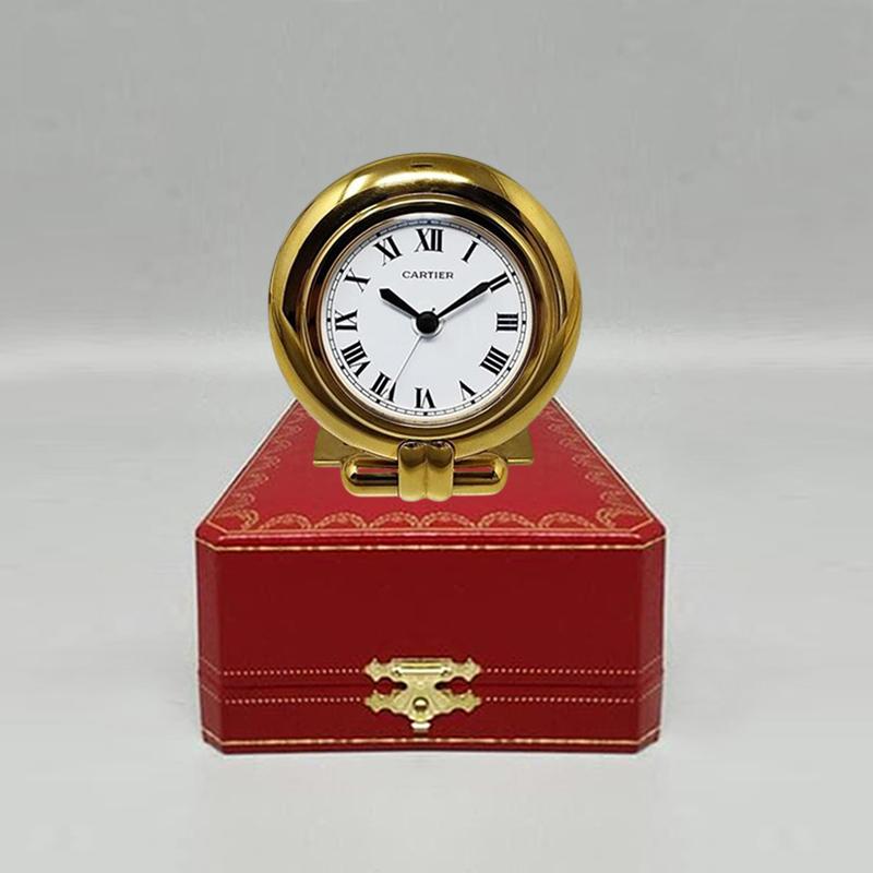 1990s Gorgeous Cartier alarm clock pendulette 