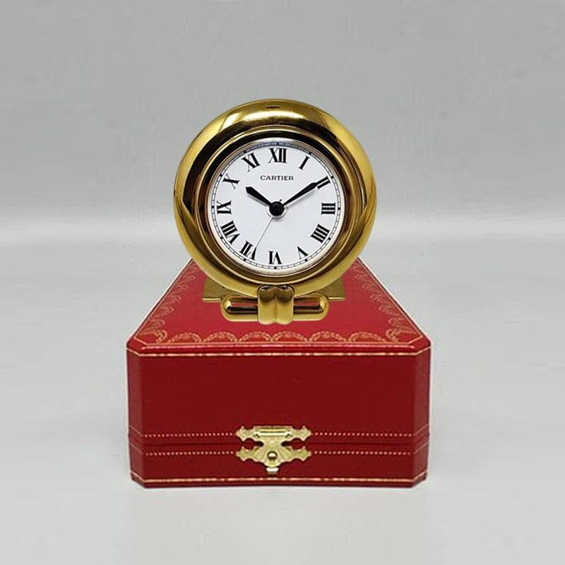Años 90 Precioso reloj despertador Cartier pendulette 