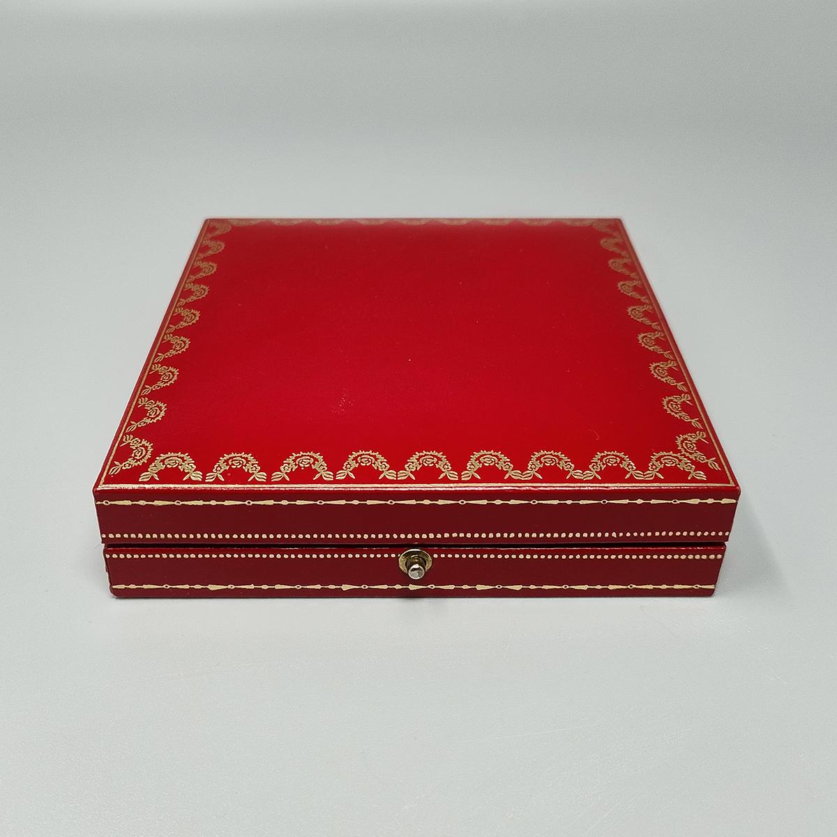1990s Gorgeous Cartier Alarm Clock Pendulette. Made in Swiss For Sale 3