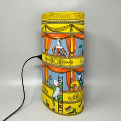 1990s Gorgeous "Commedia dell'Arte" table Lamp by Piero Fornasetti for Antonange