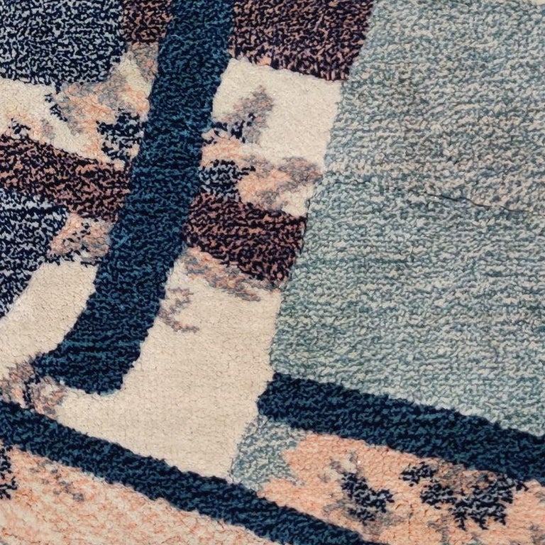 1990s Gorgeous Geometric Rug by Giorgetto Giugiaro for Paracchi. Pure ...