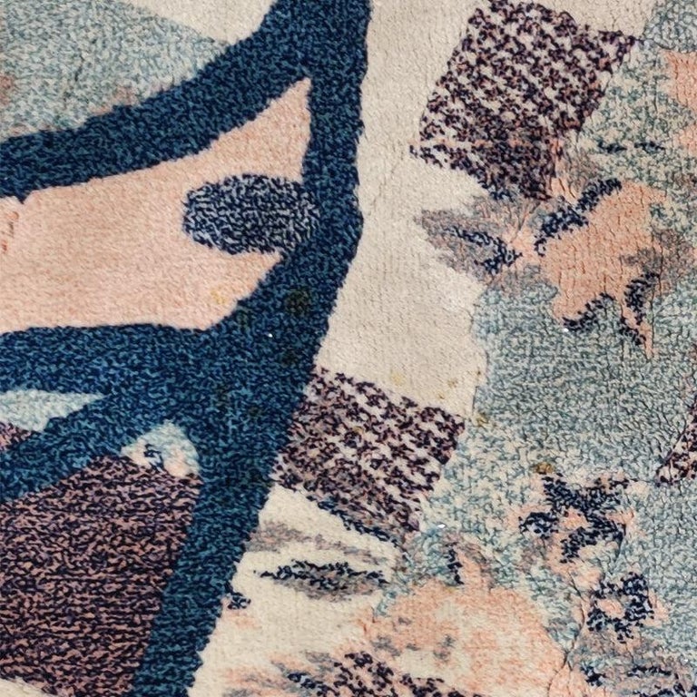 1990s Gorgeous Geometric Rug by Giorgetto Giugiaro for Paracchi. Pure ...