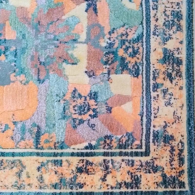 1990s Gorgeous Rug by Giorgetto Giugiaro for Paracchi. Pure wool. Made in Italy For Sale 4