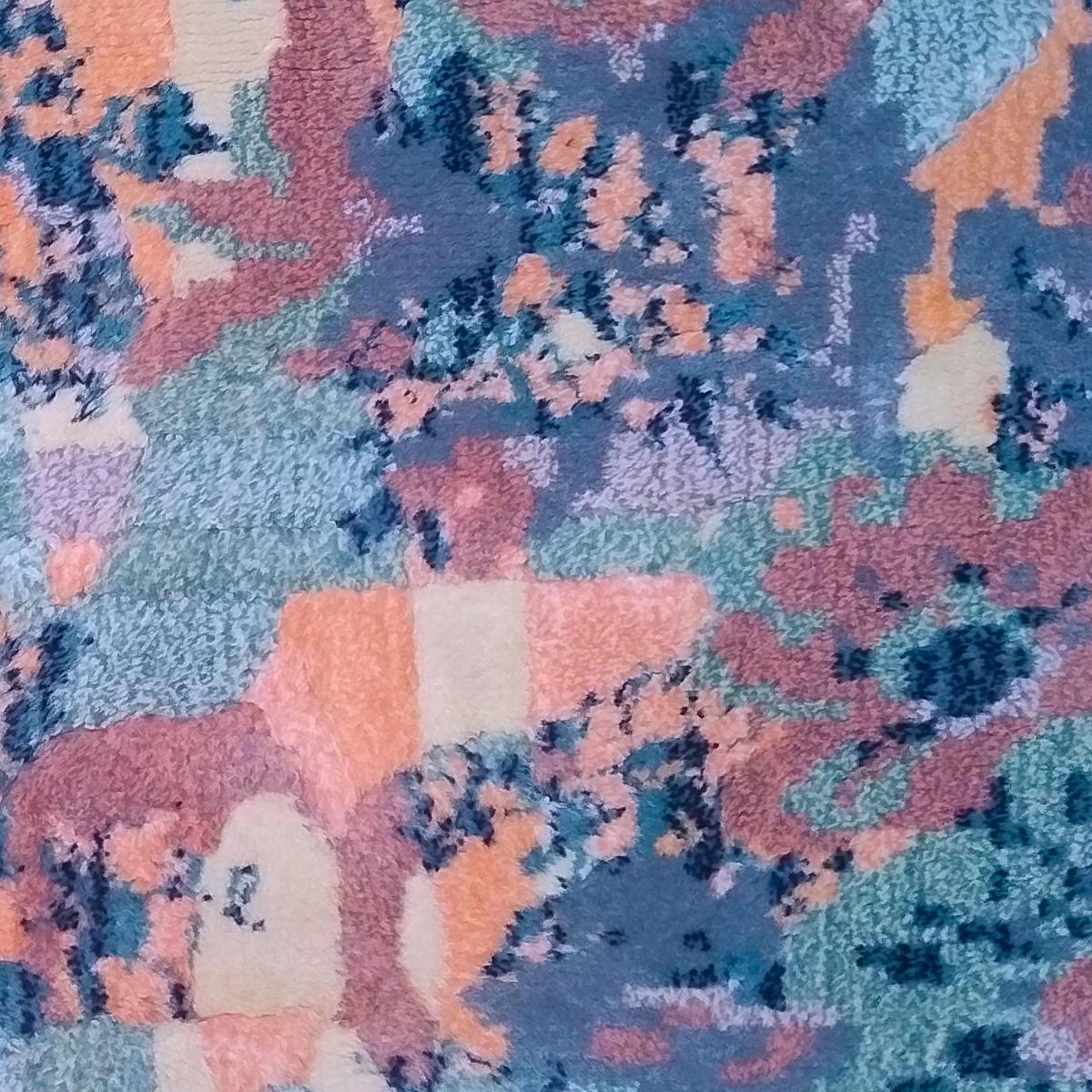 Late 20th Century 1990s Gorgeous Rug by Giorgetto Giugiaro for Paracchi. Pure wool. Made in Italy For Sale