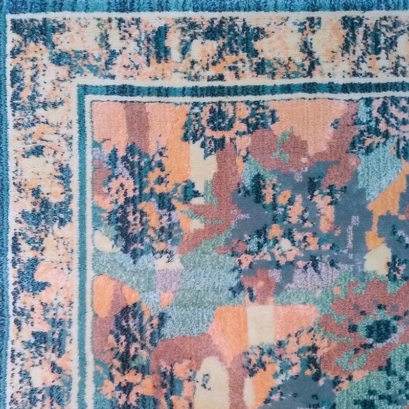 1990s Gorgeous Rug by Giorgetto Giugiaro for Paracchi. Pure wool. Made in Italy For Sale 1