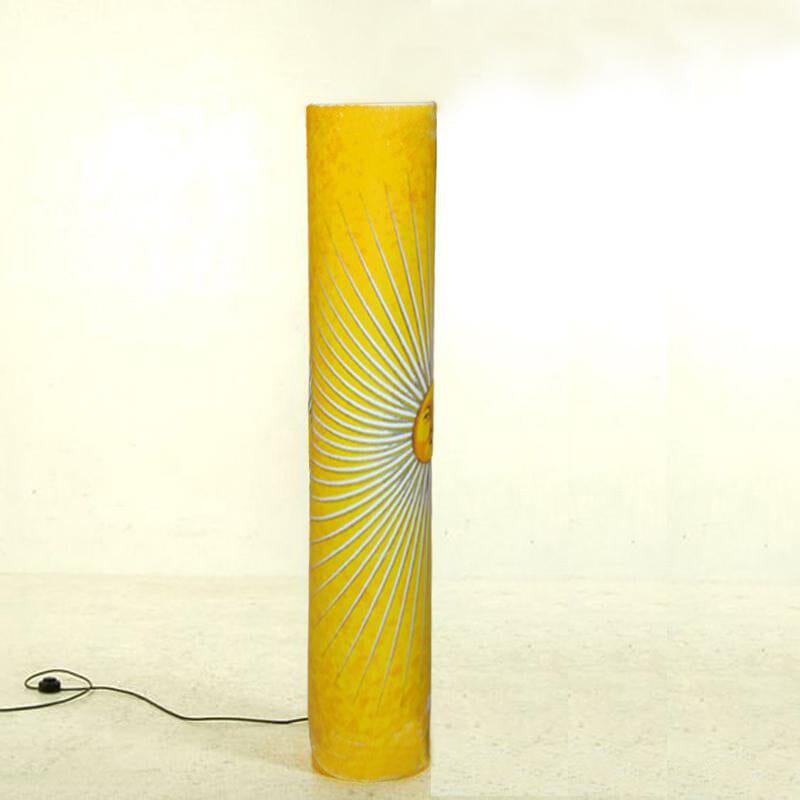Wunderschöne Stehlampe „Sun“ von Piero Fornasetti für Antonangeli, 1990er Jahre (Italienisch) im Angebot