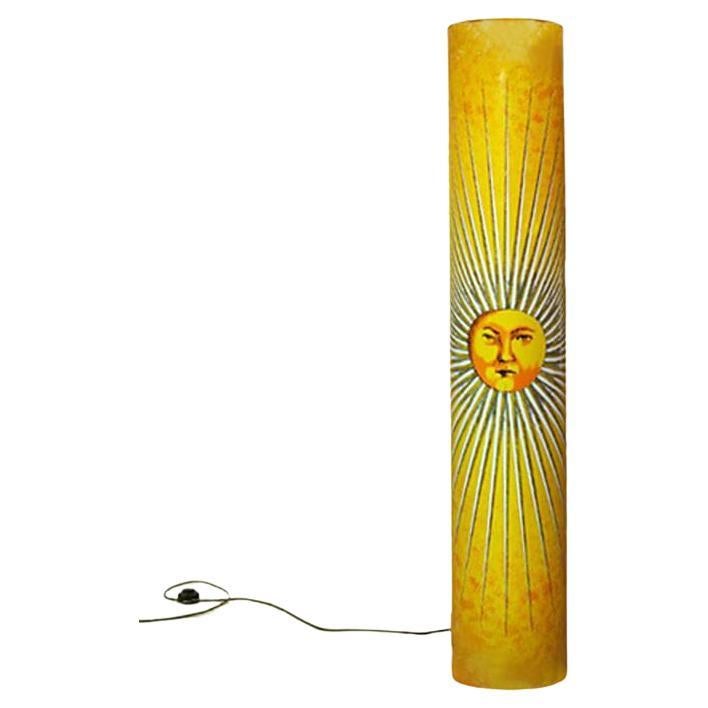 Wunderschöne Stehlampe „Sun“ von Piero Fornasetti für Antonangeli, 1990er Jahre im Angebot