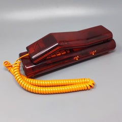 1990s Gorgeous Swatch Twin Phone "Deluxe" With The Original Box. Memphis Style