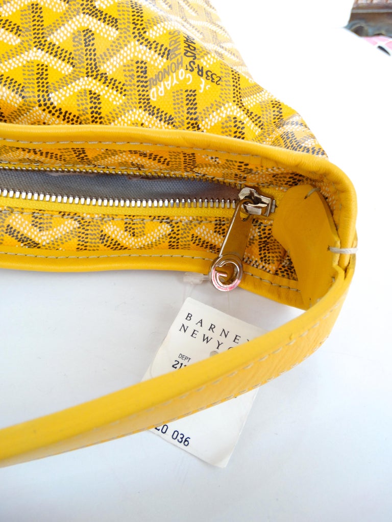 Leather tote Goyard Yellow in Leather - 32577303