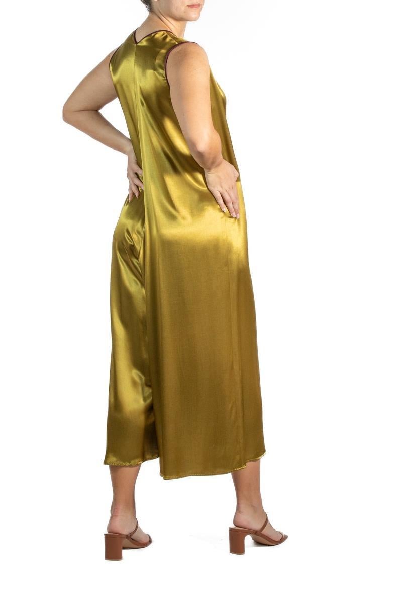 Women's 1990S Green Silk Jumpsuit For Sale
