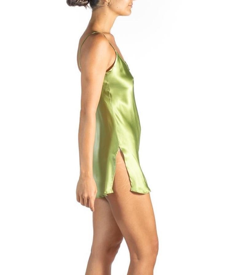 1990S Green Silk Slip For Sale 3