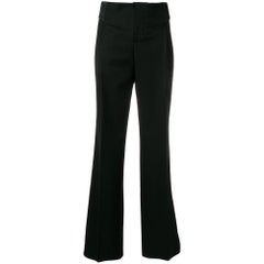 1990s Gucci Black Flared Trousers
