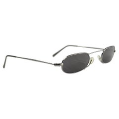 1990s Gucci by Tom Ford Mini Thin Silver Sunglasses 