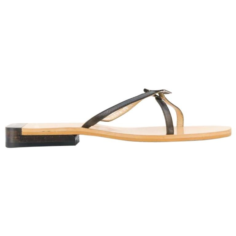 gucci flat sandals on sale