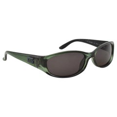Vintage 1990s Gucci Green Sunglasses 