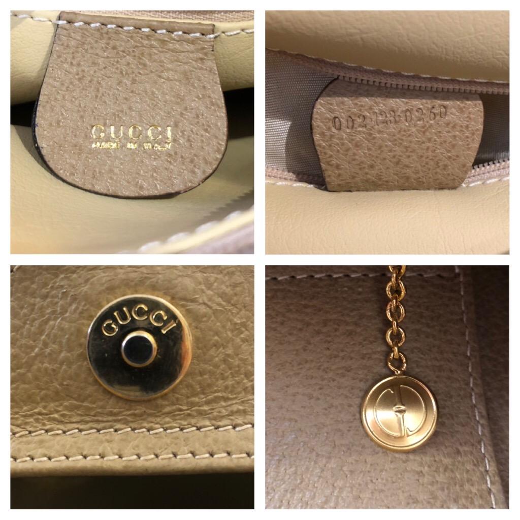 1990er Gucci Khaki Leder Bamboo Tote Prinzessin Diana Tote (Medium) für Damen oder Herren