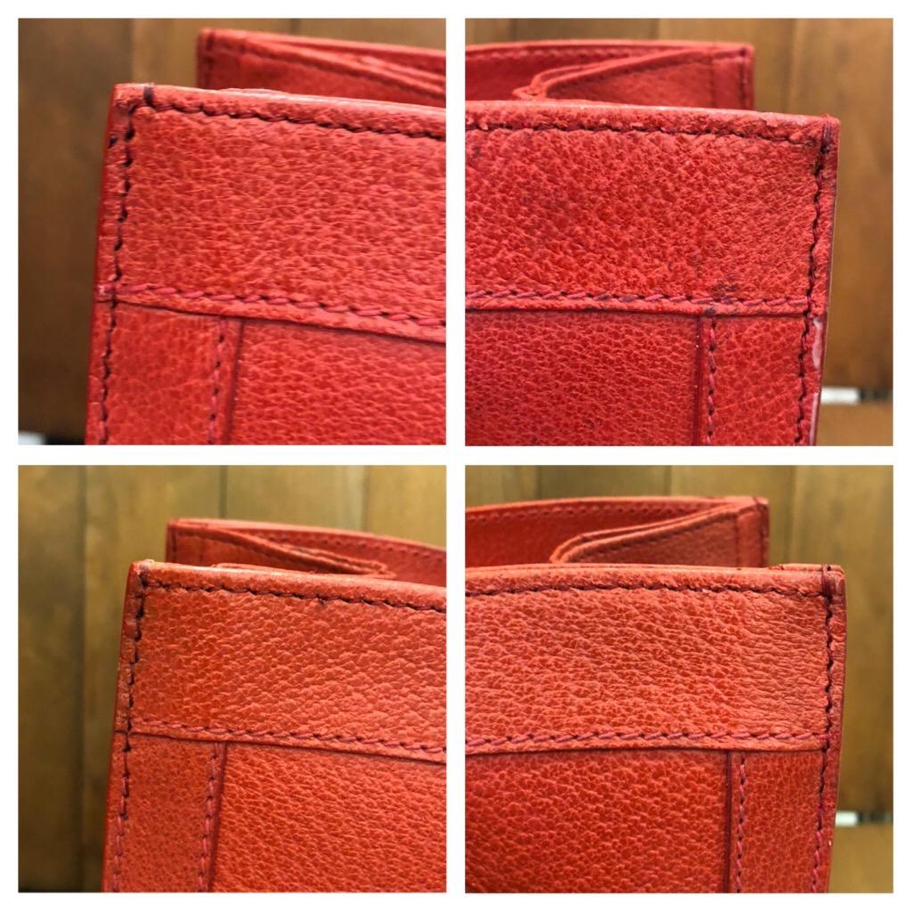 1990s Gucci Red Leather Bamboo Tote Diana Tote (Medium) 3