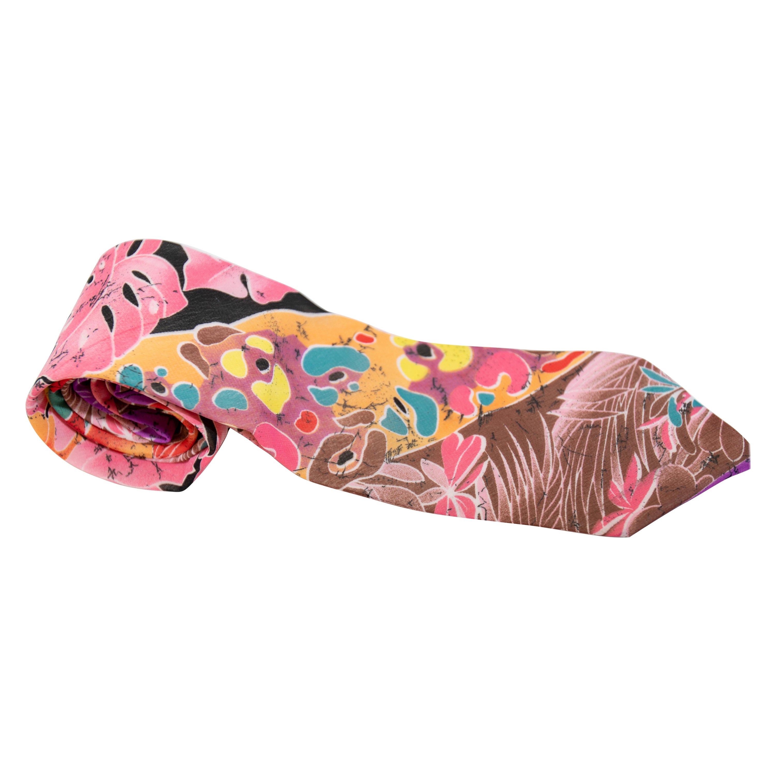 1990s GUCCI Silk Tie Abstract Design Italy