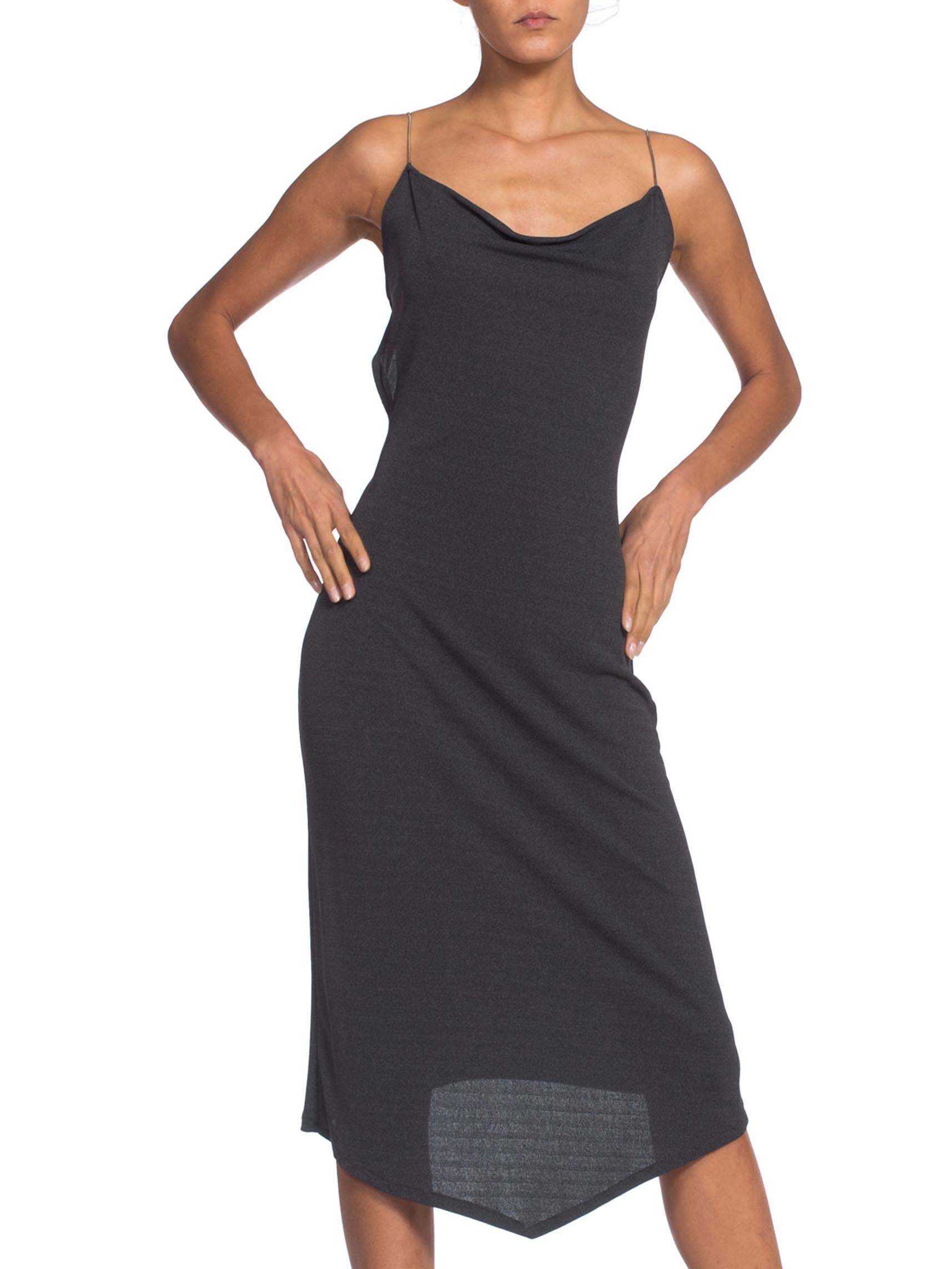 1990's Gucci Vibe Slinky Backless Jersey Kate Moss Dress In Good Condition In New York, NY